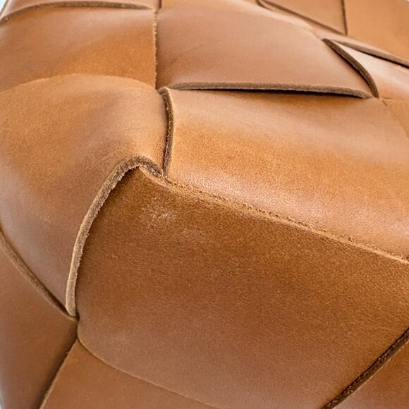 WP Standard Woven Leather Tote - Tan - Picture 10 of 15